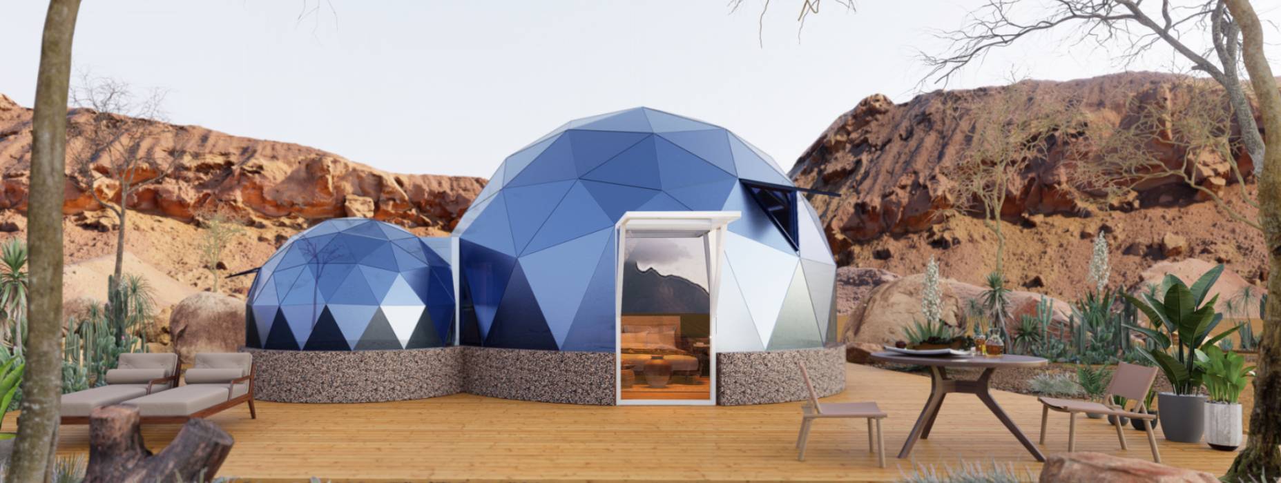 和田市球形智能光伏玻璃星空房